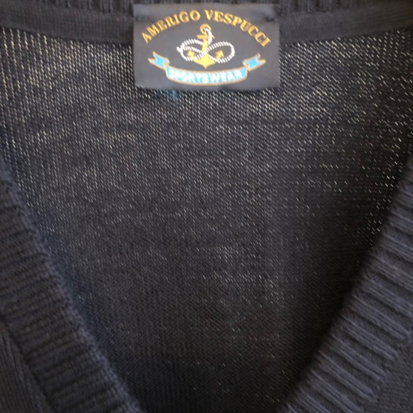 Men’s Amerigo Vespucci Pure wool sweater - Picture 4 of 9
